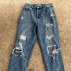 PACSUN HIGH RISE STRAIGHT LEG JEAN